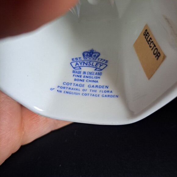 Aynsley Cottage Garden Bone China Decorative Bell Vintage - Picture 4 of 12